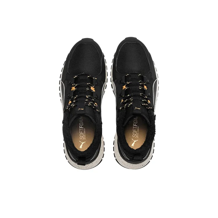 PUMA Pacer Next Sb Wtr Mid Cut Running Shoes Black/White-2