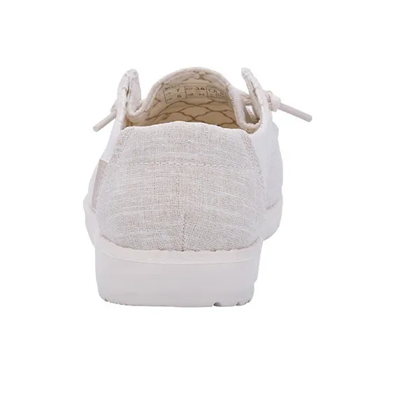 Heydude Casual Shoes Women's Low-Top Beige-4