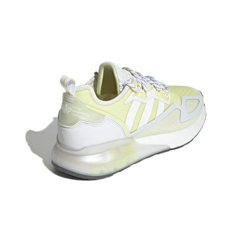 Adidas Originals Zx 2K Boost White Yellow Tint Women's-3