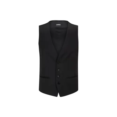 HUGO BOSS Vests Men Black