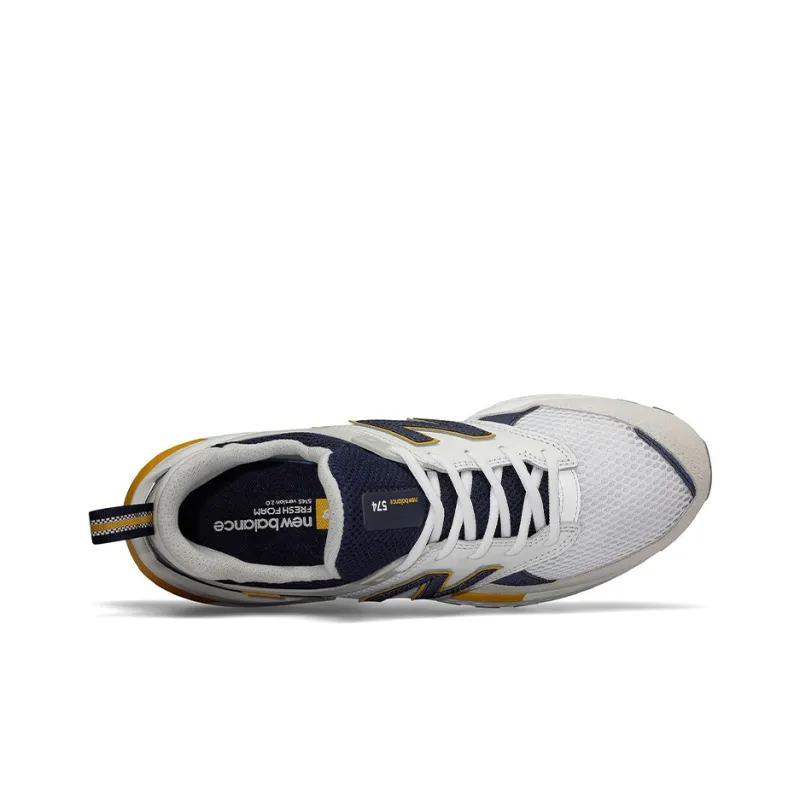 New Balance Nb 574 Sport Sports Casual Shoes 'White Blue'-2
