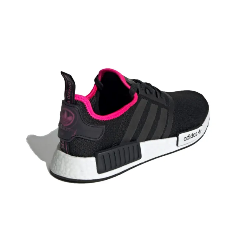 Adidas Nmd R1 Black Shock Pink-2