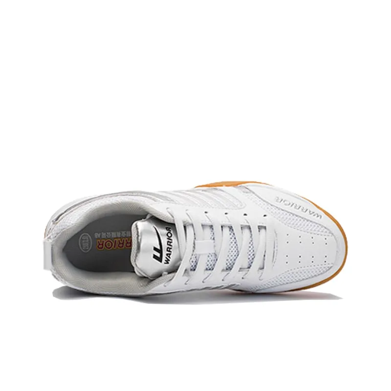 Warrior Shock Absorbing, Non Slip, Wear Resistant, Breathable And Lightweight Low Top Casual Shoes Unisex White Gray-4