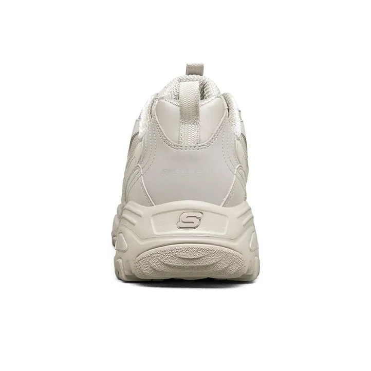 Skechers D'LITES Wear Resistant Low Top Casual Shoes Men's Beige-3