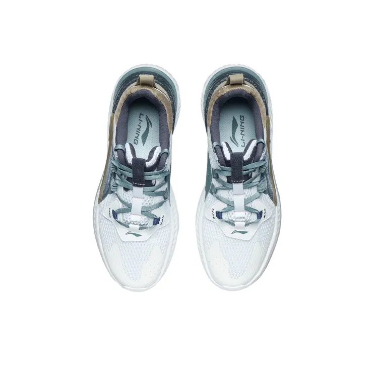 LINING Spark Casual Shoes Women's Low Top Standard White-3