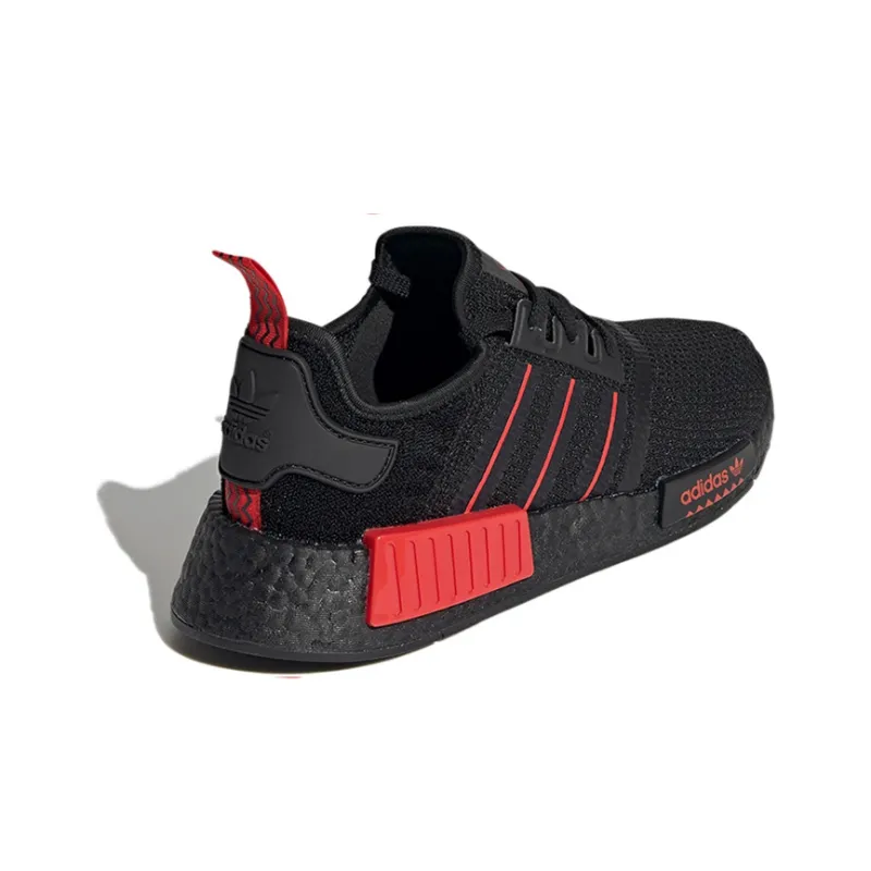 Adidas Originals Nmd R1 Core Black Red-3
