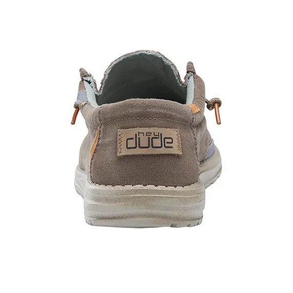 Heydude Casual Shoes Men Low-Top Walnut-4