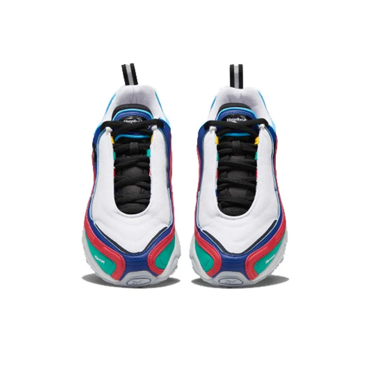 PUMA Daytona DMX Daytona DMX Cushioning Slip Resistant Low Top Sports Casual Shoes Unisex Red Blue Green-2