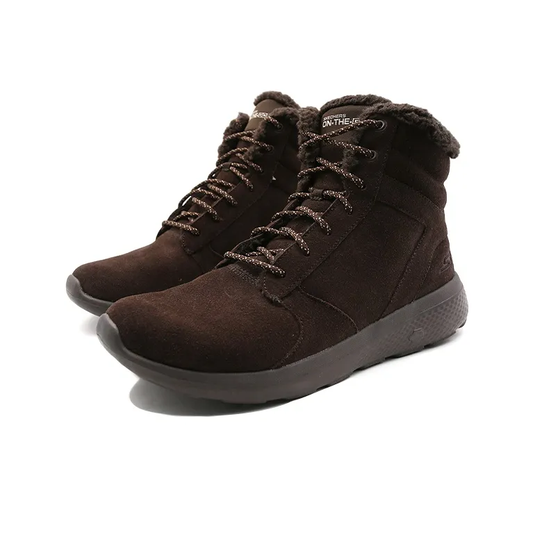 Skechers ON THE GO Cushioning Anti-Slip Wear-Resistant And Warm Coverage High-Top Athletic Shoes Men's Taupe-2