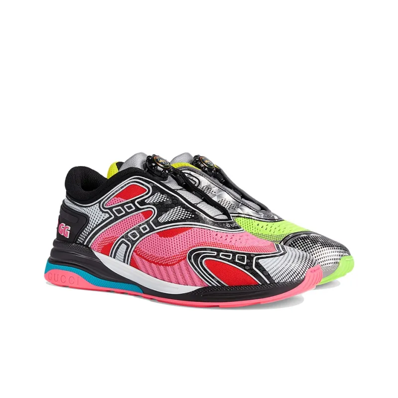 GUCCI Ultrapace R 'Mismatched Neon Pink Yellow'-2