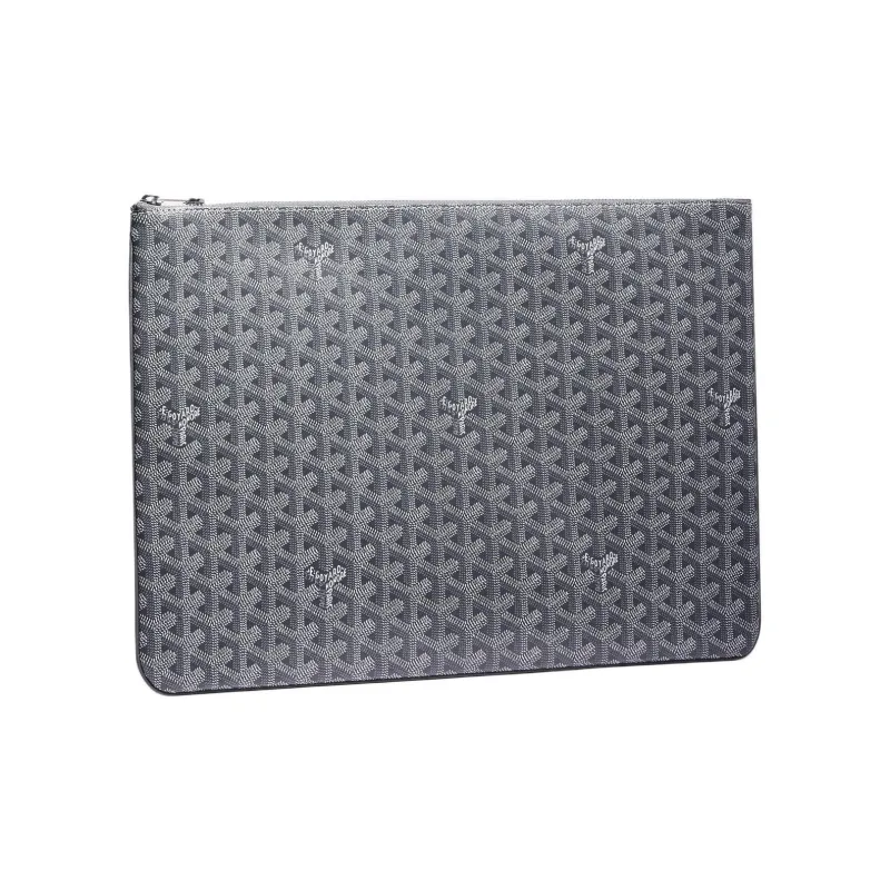 GOYARD SENAT Canvas With Leather Toiletry Bags Storage Bags Clutch Large Size Unisex 11 Colors-30