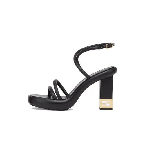 FENDI Baguette 115mm Leather Sandals