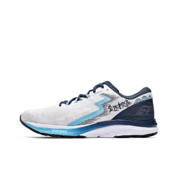 361° Spire 4 Slip-Resistant Low-Top Casual Shoes Men's Blue White