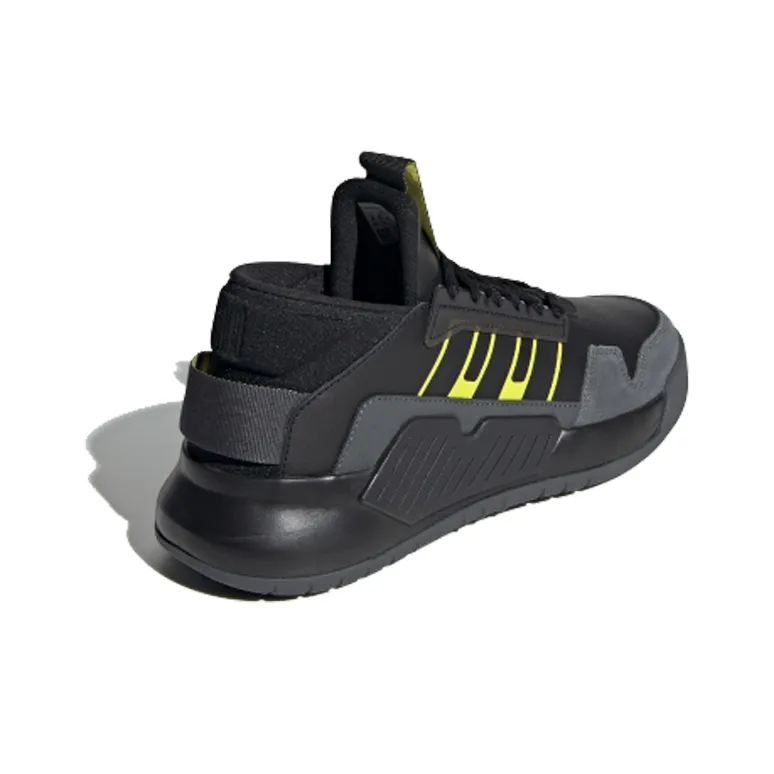 Adidas Neo Bball90s 'Black Gray Yellow'-2