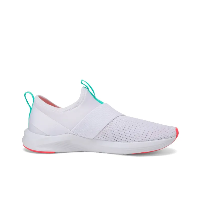 PUMA Prowl Slip On Low Top Sneakers Grey/Red Women's-1