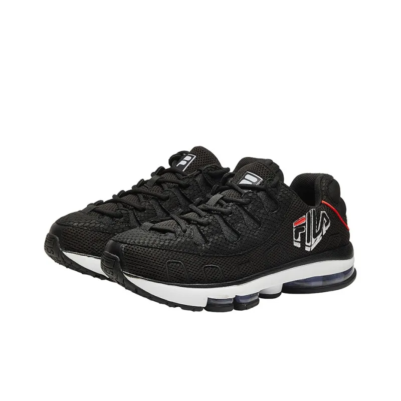 FILA Silva Trainer Cushioned Slip-Resistant Breathable Low-Top Athletic Shoes Women's Black-2