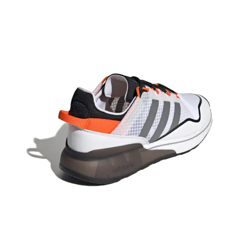 Adidas Zx 2K Boost Pure White Grey Orange-3