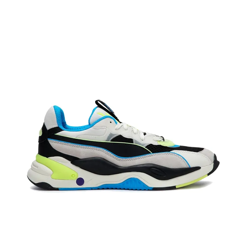 PUMA RS-2K Internet Exploring Cushioning Wear-Resistant Low-Top Casual Shoes Unisex White Blue Black-1