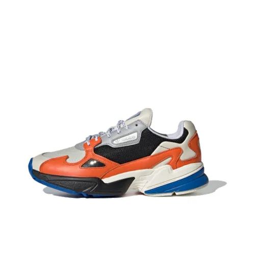 Adidas Originals Falcon Casual Shoes Women's Low-Top Black/Orange/White