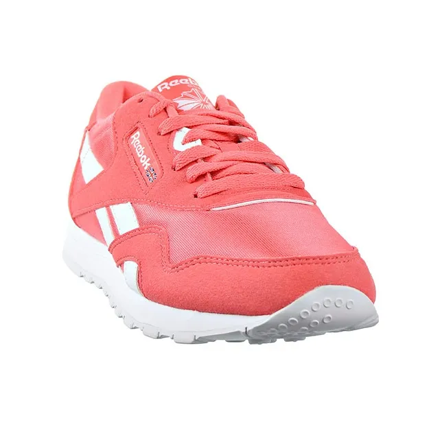 Reebok Classic Nylon Casual Shoes Women's Low-Top Pink-2