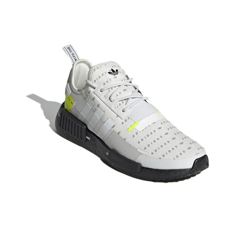 Adidas Nmd R1 White Team Solar Yellow-2