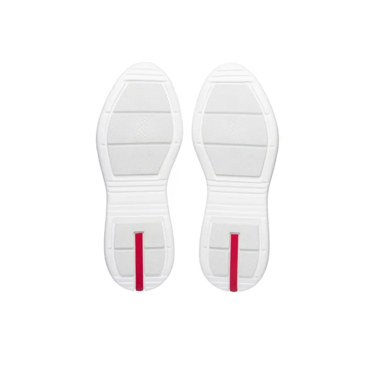 PRADA Casual Shoes Men Low Top White/Silver-4