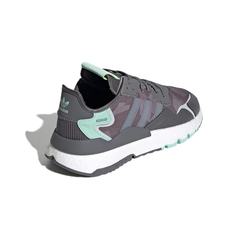 Adidas Originals Nite Jogger 'Gray Green White'-3