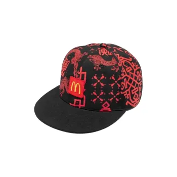 Mcdonald's X CLOT Baseball Caps Unisex Black