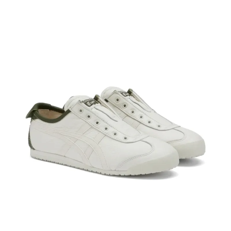 Onitsuka Tiger Mexico 66 Slip On Shoes White Green-3