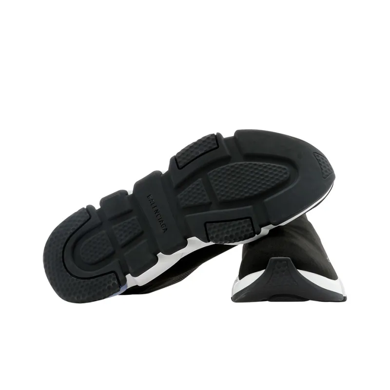 Balenciaga Speed Trainer Black Blue Clear Sole-4