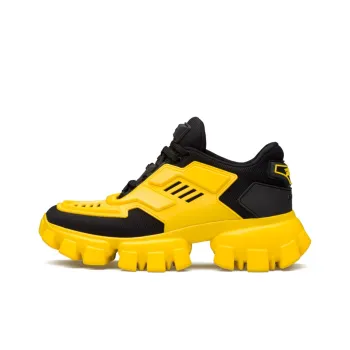 PRADA Cloudbust Thunder Casual Shoes Women's Low Top Black/Yellow