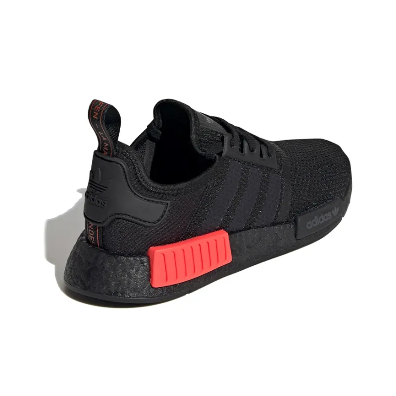 Adidas Originals Nmd R1 Core Black Solar Red 2020-3
