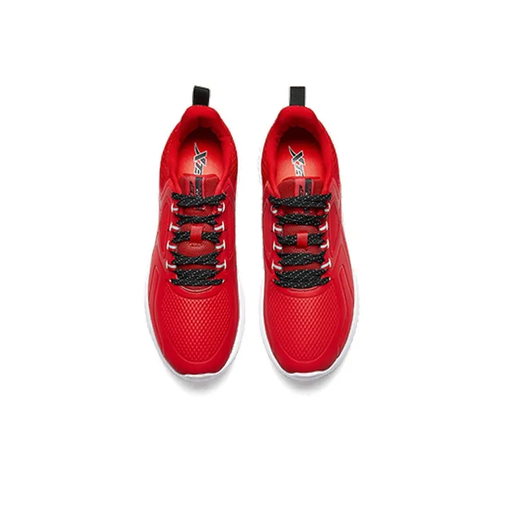 XTEP Cushioning Anti Slip And Wear Resistant Low Top Casual Shoes Men's Red-3