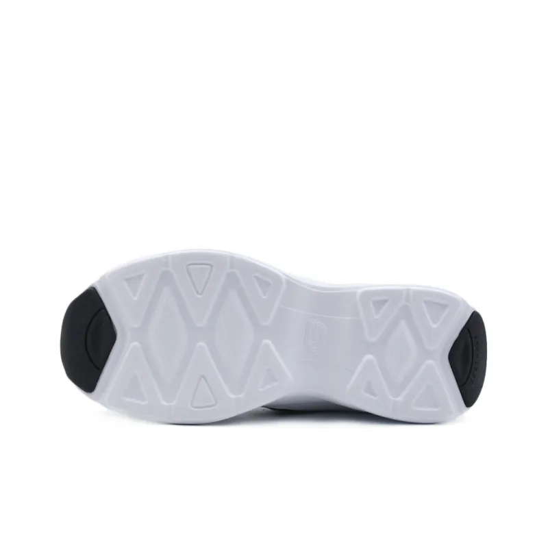 Skechers D Lites Airy Low Top Running Shoes White/Grey Women's-4