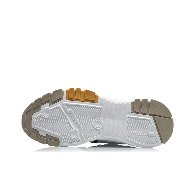 LiNing Reverse Low Top Sports Casual Shoes Men's White Gray-4