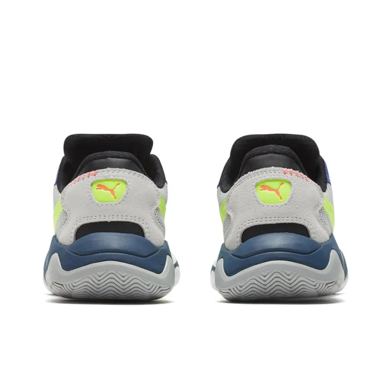 PUMA Storm Stitching 'Grey Neon Green'-4