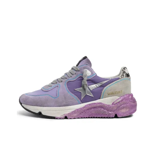 Golden Goose Running Sole Casual Shoes Women's Low-Top Purple