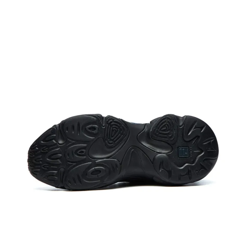 FILA Low Top Running Shoes Leopard Print Black-4