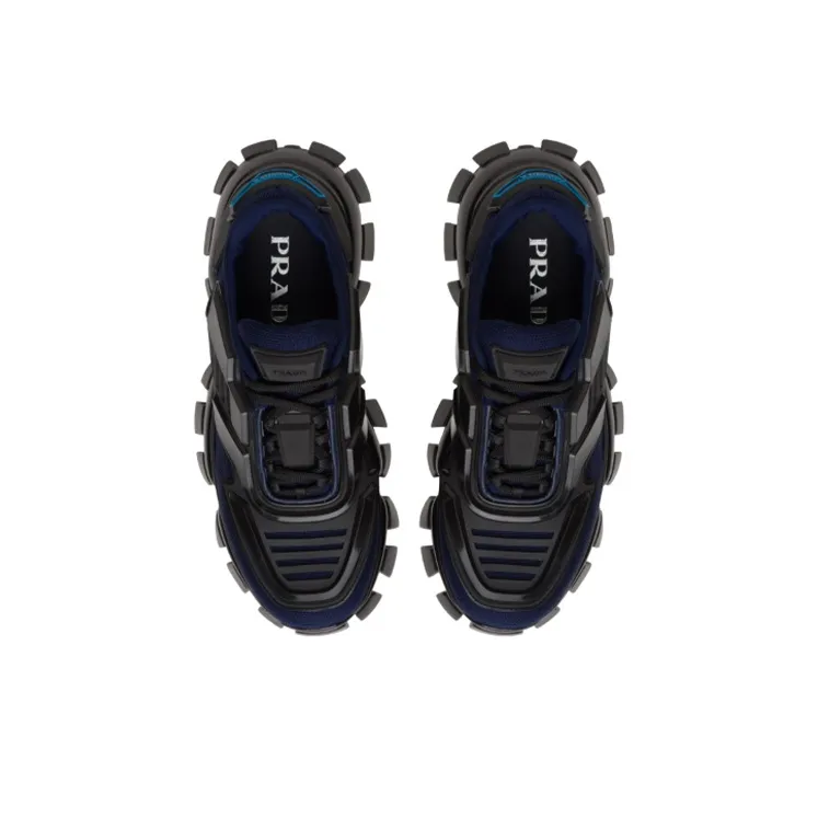 PRADA Cloudbust Thunder Casual Shoes Women's Low-Top Black/Blue-4