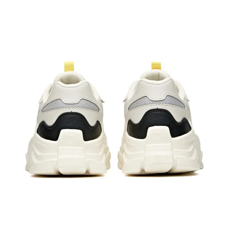 Anta Life Collection Wear resistant And Lightweight Low Top Casual Shoes Men's White Gray-3