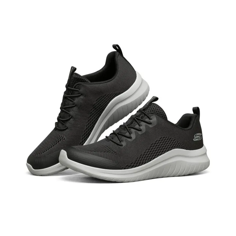 Skechers Ultra Flex 2.0 Running Shoes 'Black And White'-2