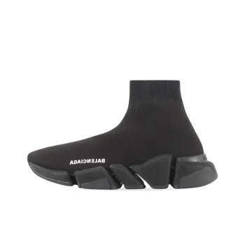 Balenciaga Speed 2.0 Sneaker 'Black Recycled Knit' Women's