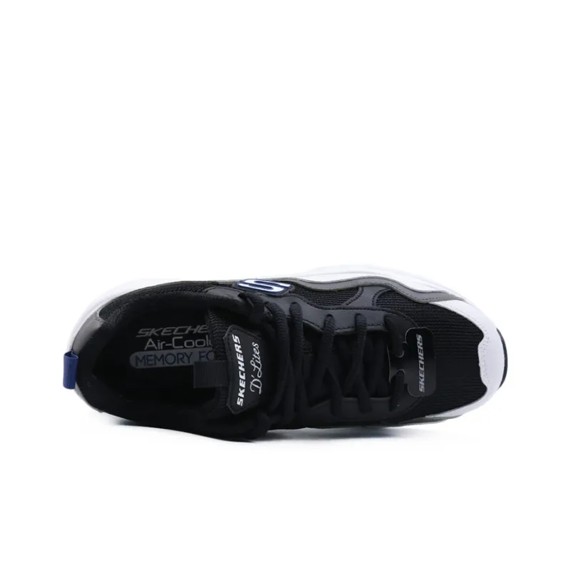 Skechers D Lites Airy Low Top Running Shoes White/Grey Women's-2