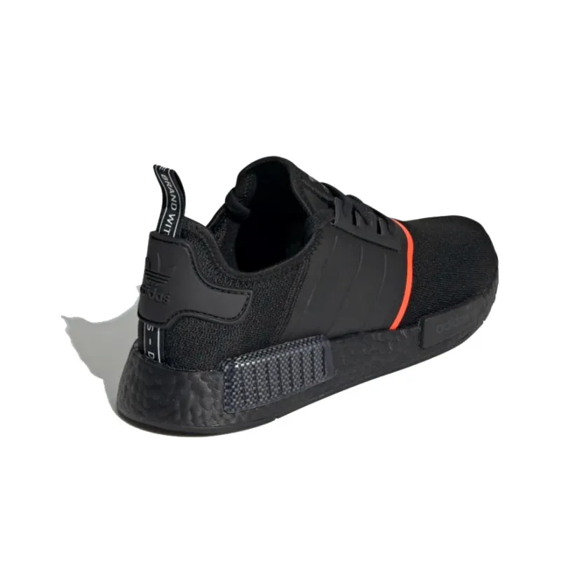 Adidas Originals Nmd R1 Core Black Solar Red Line-2
