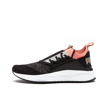 PUMA Tsugi Jun Low Top Sneakers Black/Pink Women's