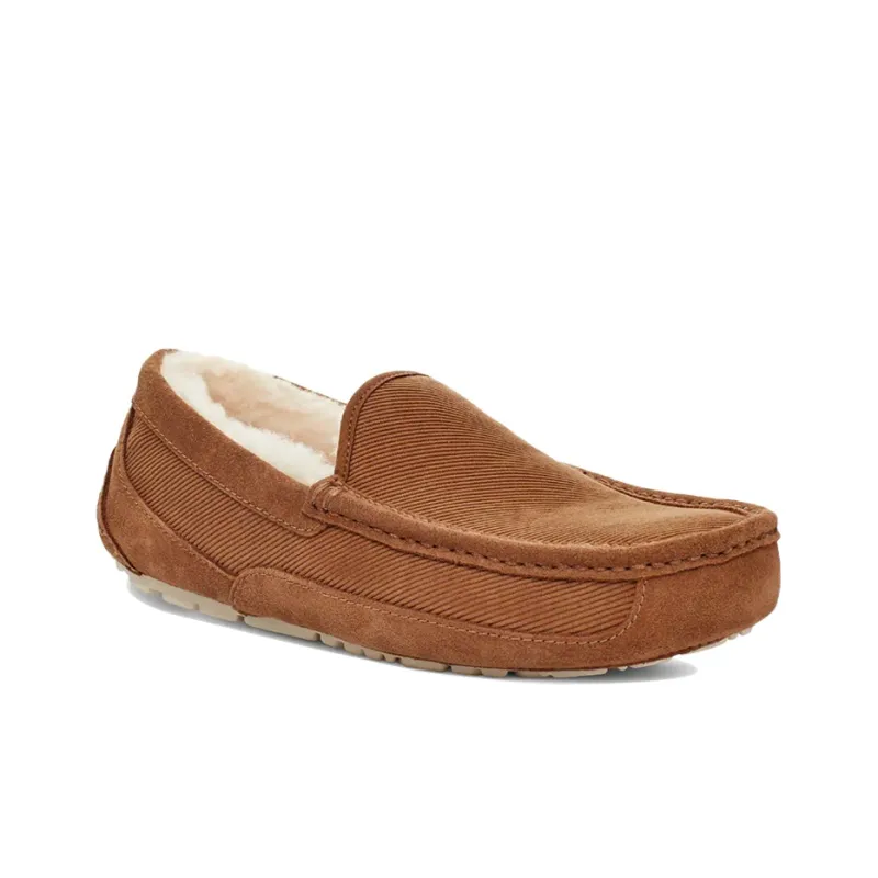 UGG Ascot Casual Shoes Men Low-Top Chestnut-2