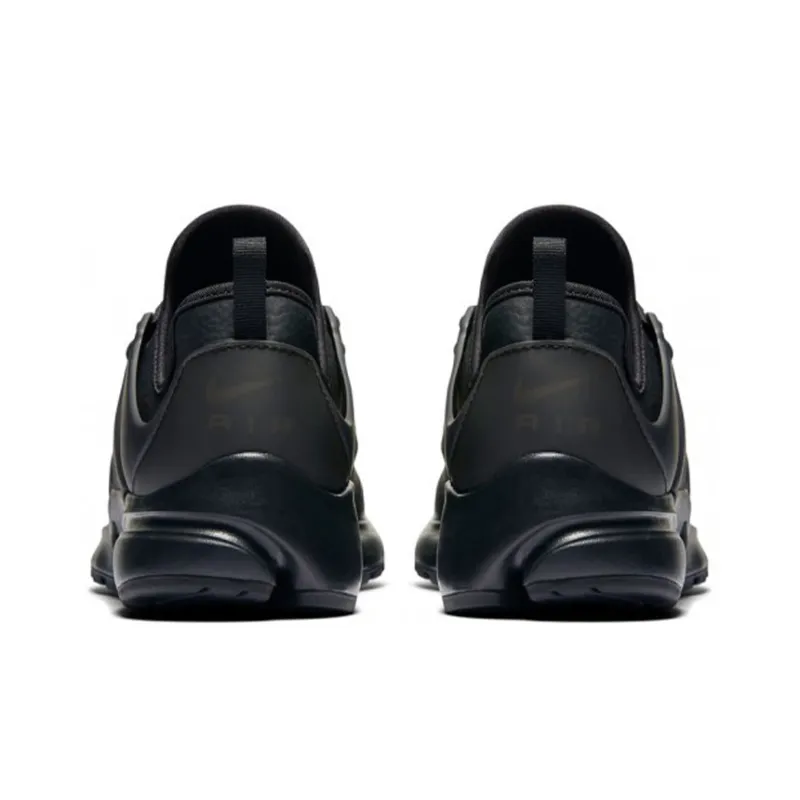 Nike Air Presto Premium Black Leather Women's-4