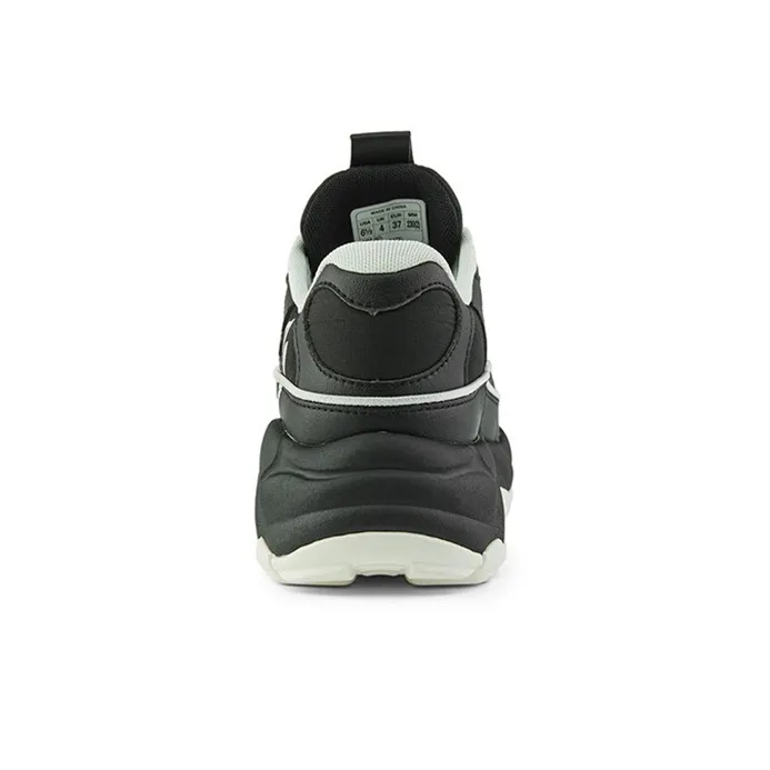 Kappa Cushioning Anti Slip And Wear Resistant Low Top Casual Shoes Unisex Black-3