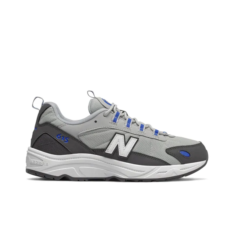 New Balance NB 615 Low-Top Casual Shoes Unisex Gray Black-1