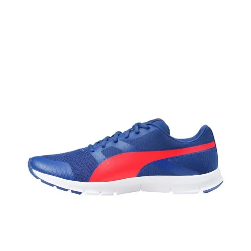 PUMA Puma Fle lanka Cushioning Anti-Slip Wear-Resistant Breathability Low-Top Casual Shoes Unisex Blue Red